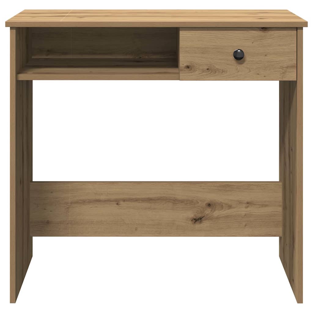vidaXL Birou, stejar artizanal, 80x40x75 cm, lemn prelucrat