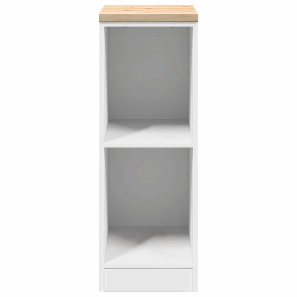 vidaXL Dulap depozitare garaj alb 30x51x85 cm lemn masiv de pin vidaXL Dulap depozitare garaj alb 30x51x85 cm lemn masiv de pin