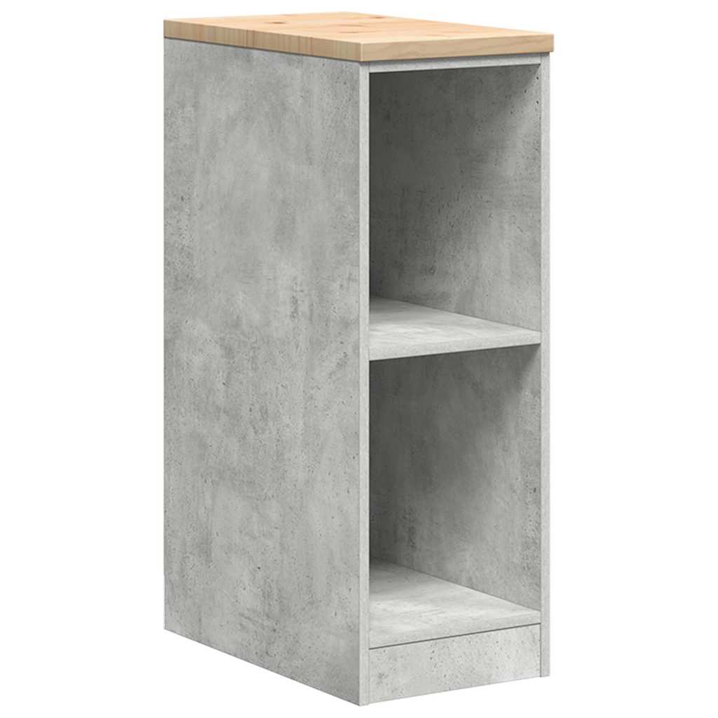 vidaXL Dulap depozitare garaj Beton Gri 30x51x85 cm lemn masiv de pin vidaXL Dulap depozitare garaj Beton Gri 30x51x85 cm lemn masiv de pin