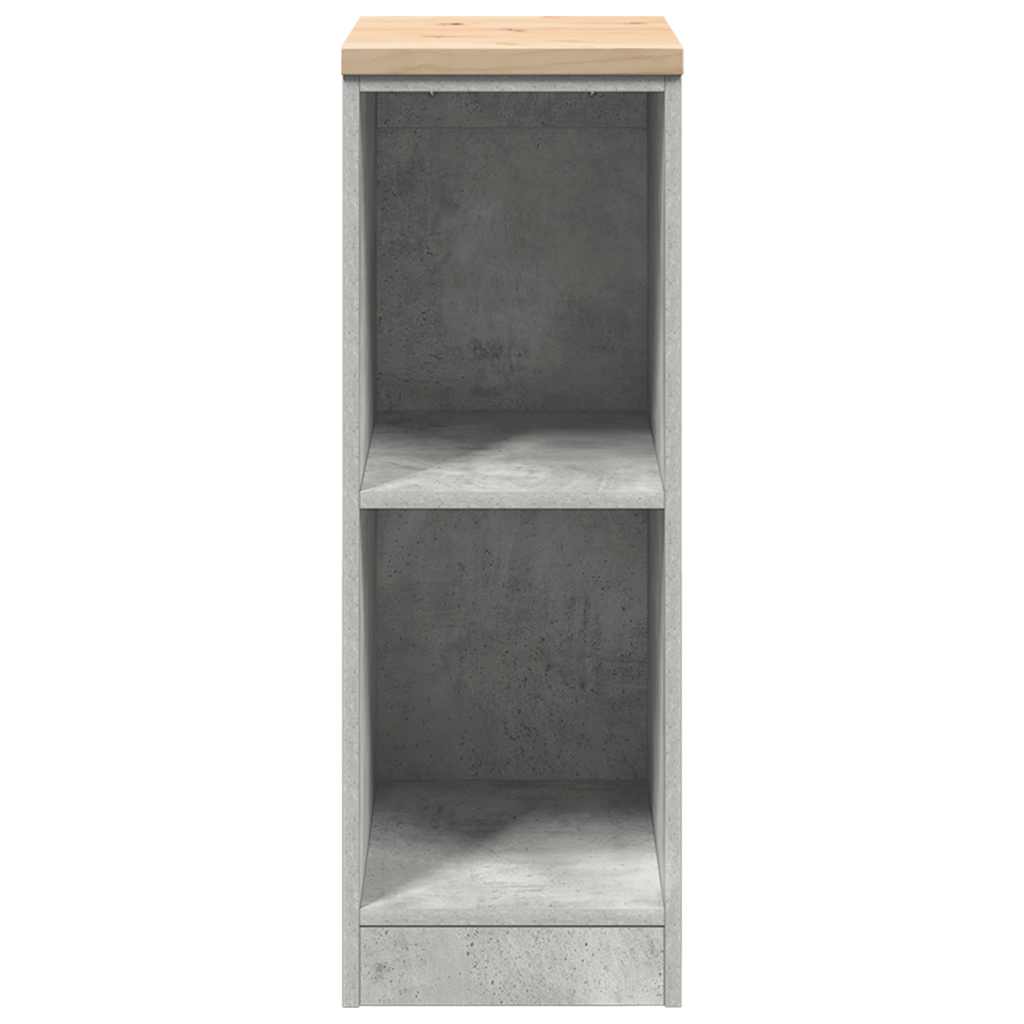 vidaXL Dulap depozitare garaj Beton Gri 30x51x85 cm lemn masiv de pin vidaXL Dulap depozitare garaj Beton Gri 30x51x85 cm lemn masiv de pin