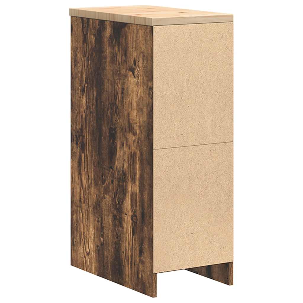 vidaXL Dulap de depozitare pentru garaj stejar afumat 30x51x85 cm vidaXL Dulap de depozitare pentru garaj stejar afumat 30x51x85 cm