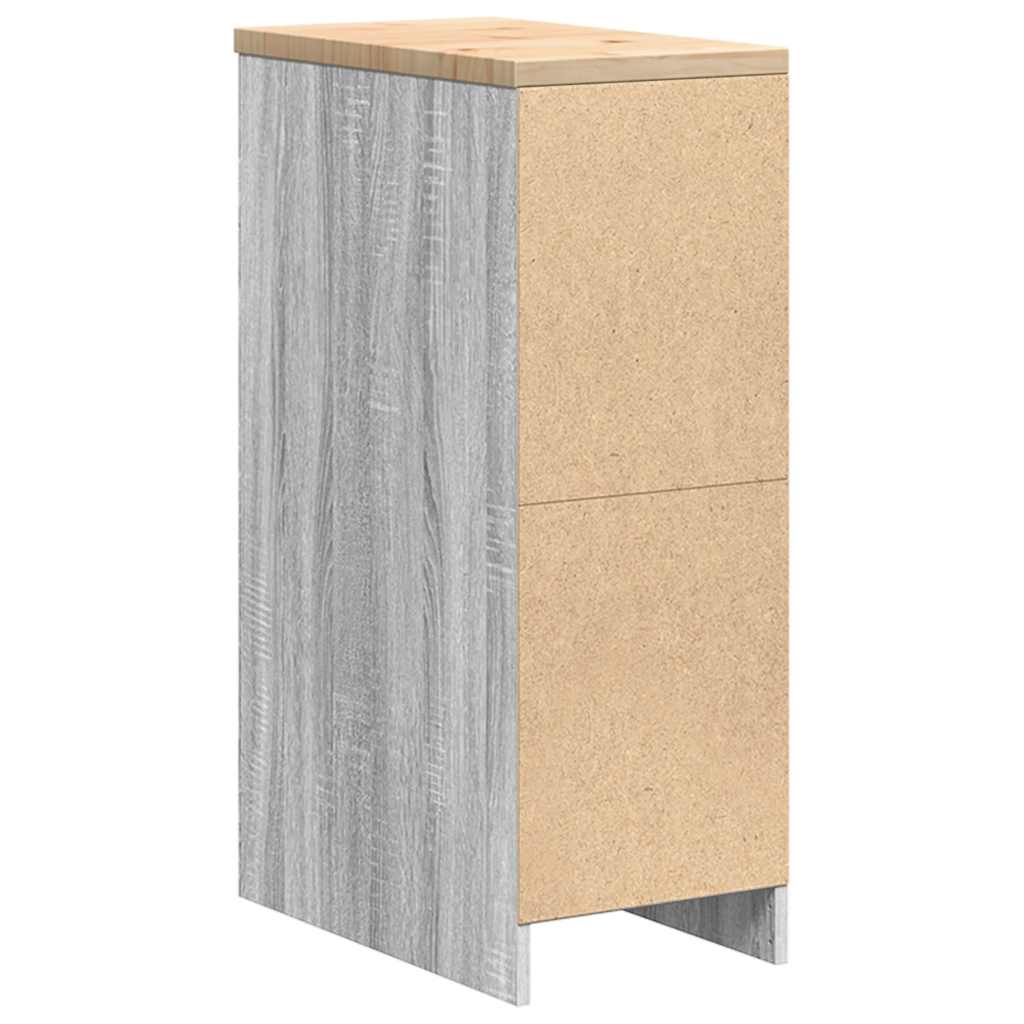 vidaXL Dulap depozitare garaj gri Sonoma 30x51x85 cm vidaXL Dulap depozitare garaj gri Sonoma 30x51x85 cm