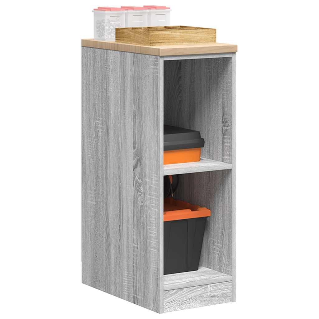vidaXL Dulap depozitare garaj gri Sonoma 30x51x85 cm vidaXL Dulap depozitare garaj gri Sonoma 30x51x85 cm