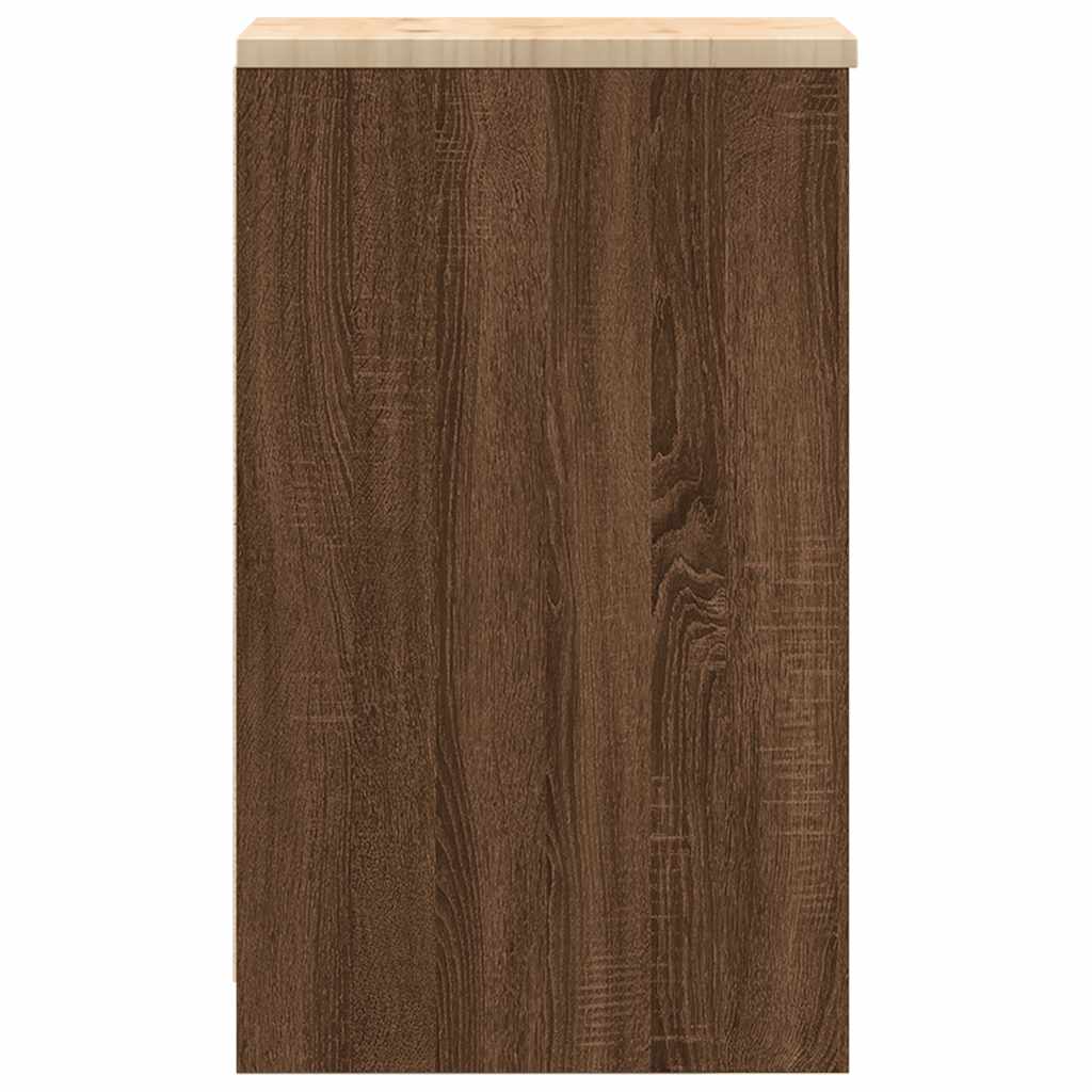 vidaXL Dulap depozitare garaj stejar maro 30x51x85 cm vidaXL Dulap depozitare garaj stejar maro 30x51x85 cm