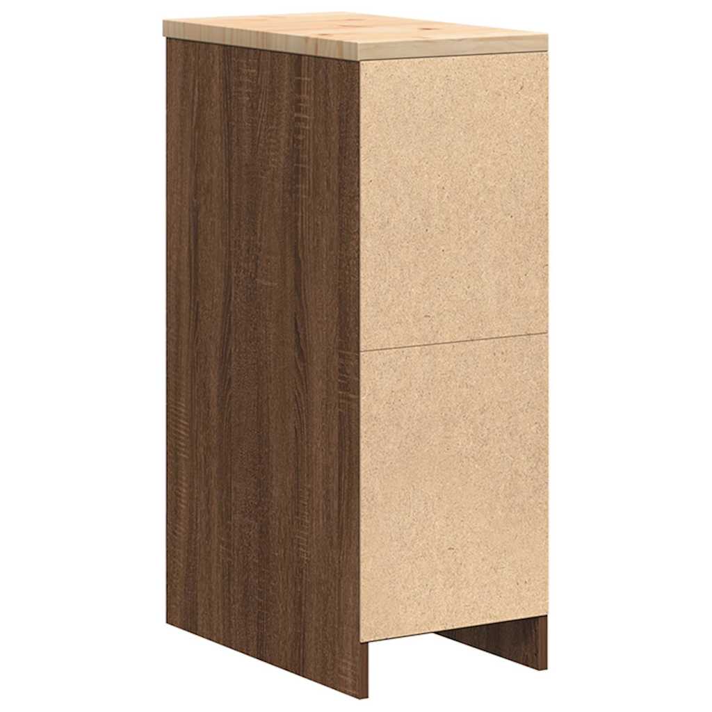 vidaXL Dulap depozitare garaj stejar maro 30x51x85 cm vidaXL Dulap depozitare garaj stejar maro 30x51x85 cm