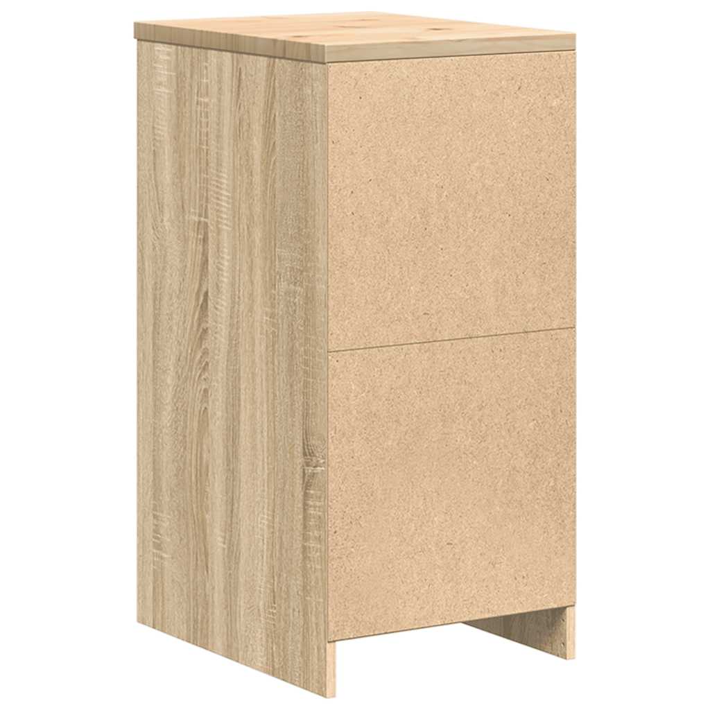 vidaXL Dulap depozitare garaj Stejar Sonoma 40x51x85 cm lemn masiv pin vidaXL Dulap depozitare garaj Stejar Sonoma 40x51x85 cm lemn masiv pin