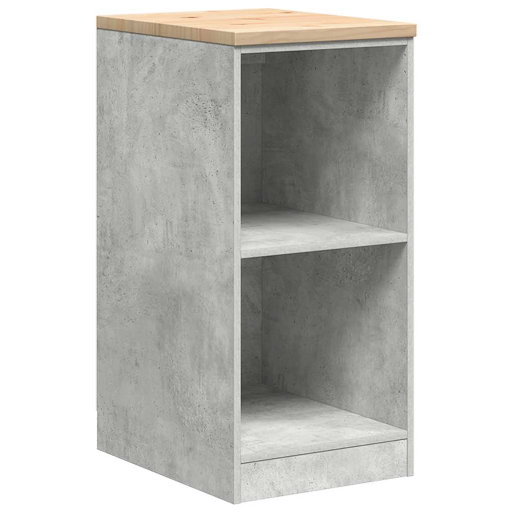 vidaXL Dulap depozitare garaj Beton Gri 40x51x85 cm lemn masiv de pin vidaXL Dulap depozitare garaj Beton Gri 40x51x85 cm lemn masiv de pin