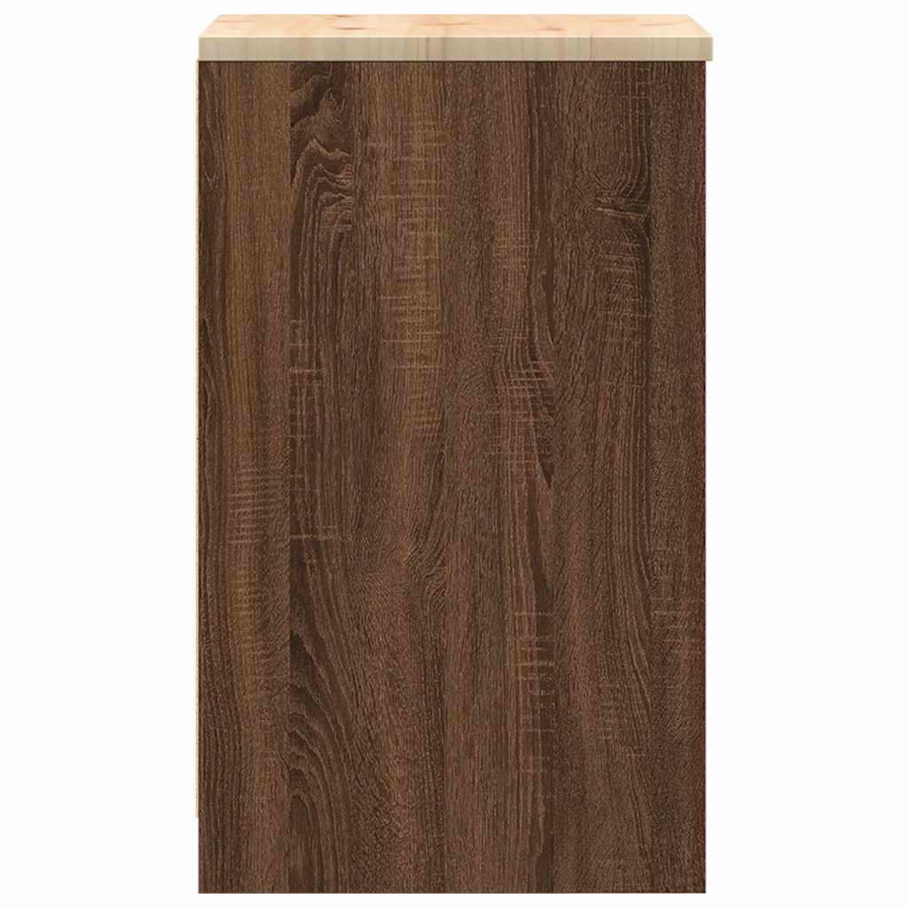 vidaXL Dulap de depozitare pentru garaj Stejar maro 40x51x85 cm
