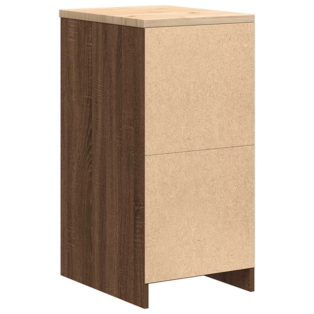 vidaXL Dulap de depozitare pentru garaj Stejar maro 40x51x85 cm