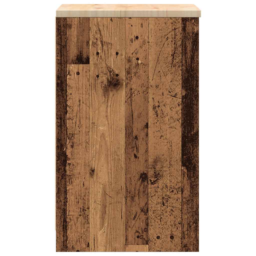 vidaXL Dulap depozitare garaj lemn vechi 40x51x85 cm lemn masiv de pin vidaXL Dulap depozitare garaj lemn vechi 40x51x85 cm lemn masiv de pin