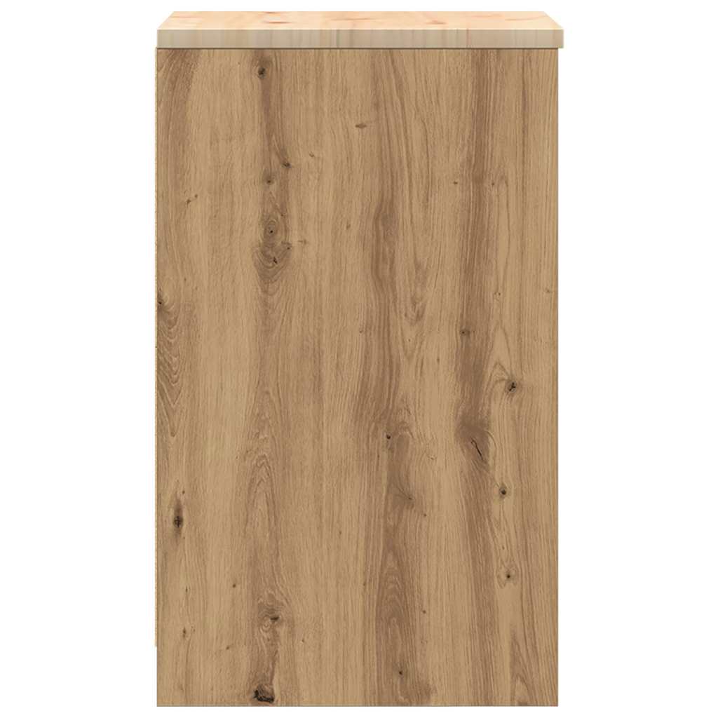 vidaXL Dulap de depozitare pentru garaj Artisan Stejar 40x51x85 cm vidaXL Dulap de depozitare pentru garaj Artisan Stejar 40x51x85 cm