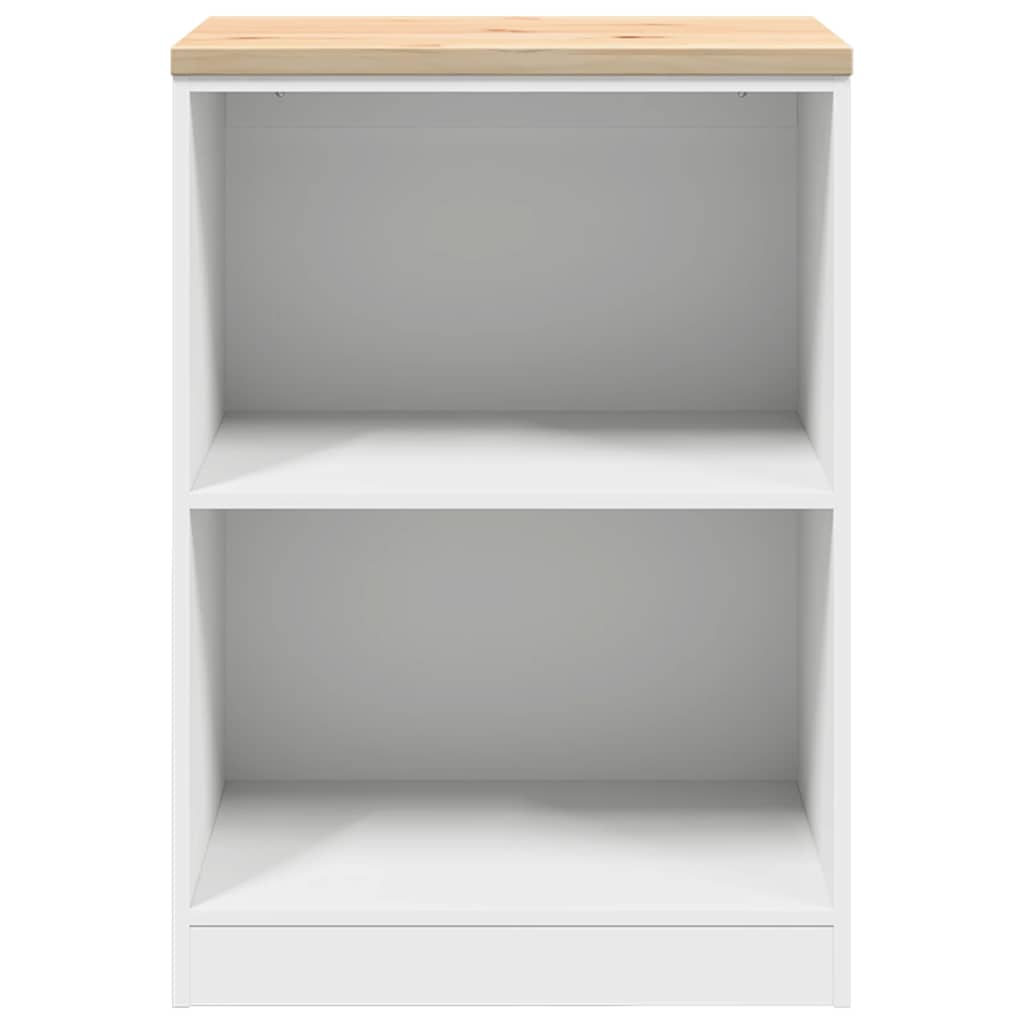 vidaXL Dulap depozitare garaj alb 60x51x85 cm lemn masiv de pin vidaXL Dulap depozitare garaj alb 60x51x85 cm lemn masiv de pin