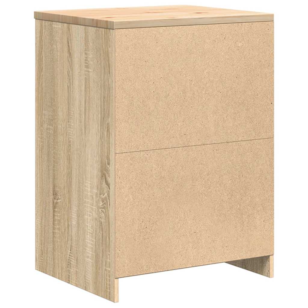 vidaXL Dulap depozitare garaj Stejar Sonoma 60x51x85 cm lemn masiv pin vidaXL Dulap depozitare garaj Stejar Sonoma 60x51x85 cm lemn masiv pin