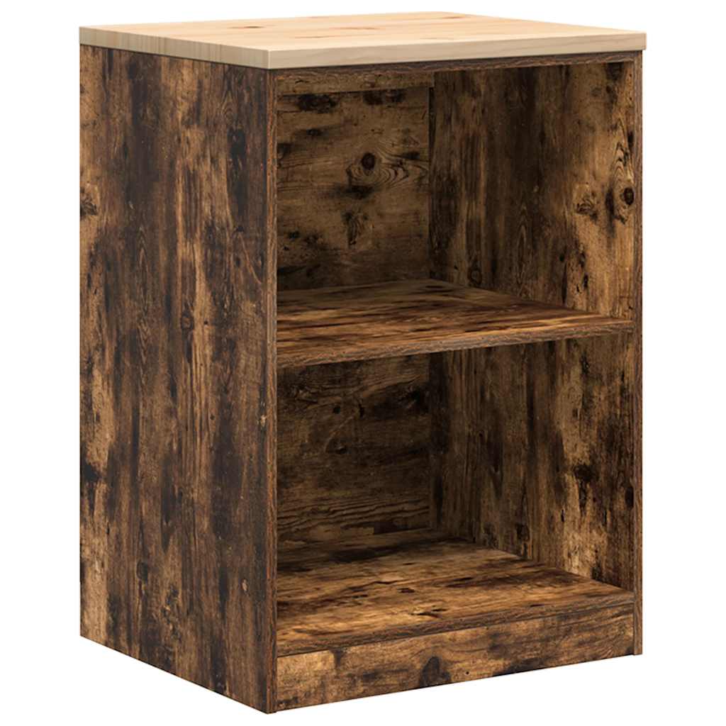 vidaXL Dulap de depozitare pentru garaj stejar afumat 60x51x85 cm