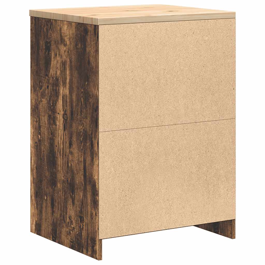 vidaXL Dulap de depozitare pentru garaj stejar afumat 60x51x85 cm