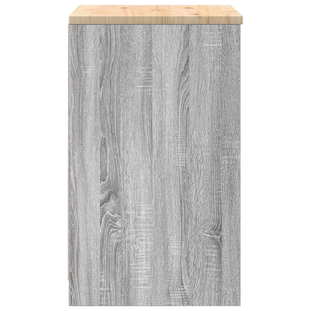 vidaXL Dulap depozitare garaj gri Sonoma 60x51x85 cm vidaXL Dulap depozitare garaj gri Sonoma 60x51x85 cm