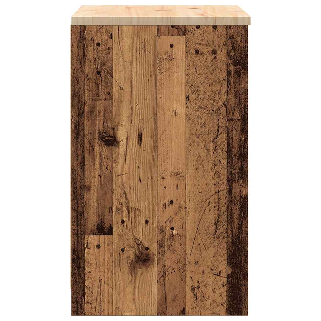 vidaXL Dulap depozitare garaj lemn vechi 60x51x85 cm lemn masiv de pin vidaXL Dulap depozitare garaj lemn vechi 60x51x85 cm lemn masiv de pin