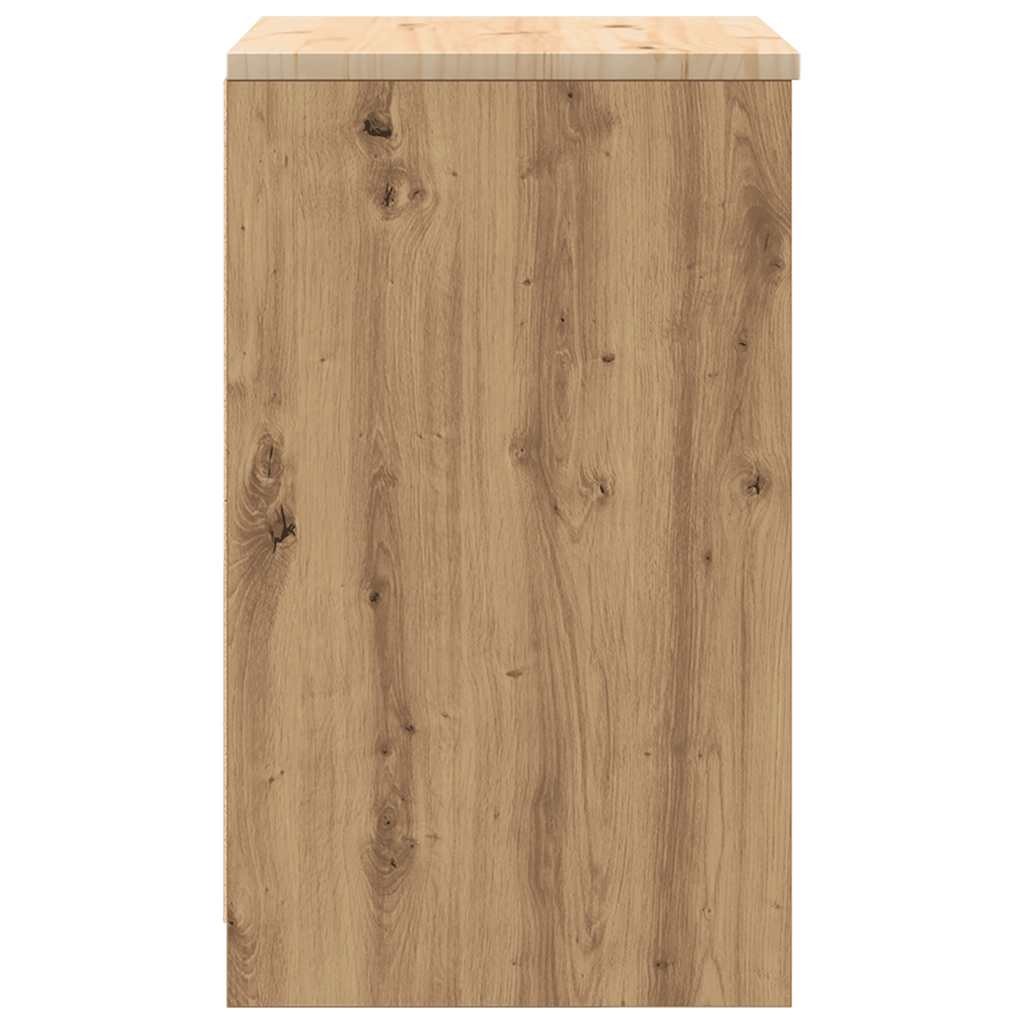 vidaXL Dulap de depozitare pentru garaj Artisan Stejar 60x51x85 cm vidaXL Dulap de depozitare pentru garaj Artisan Stejar 60x51x85 cm