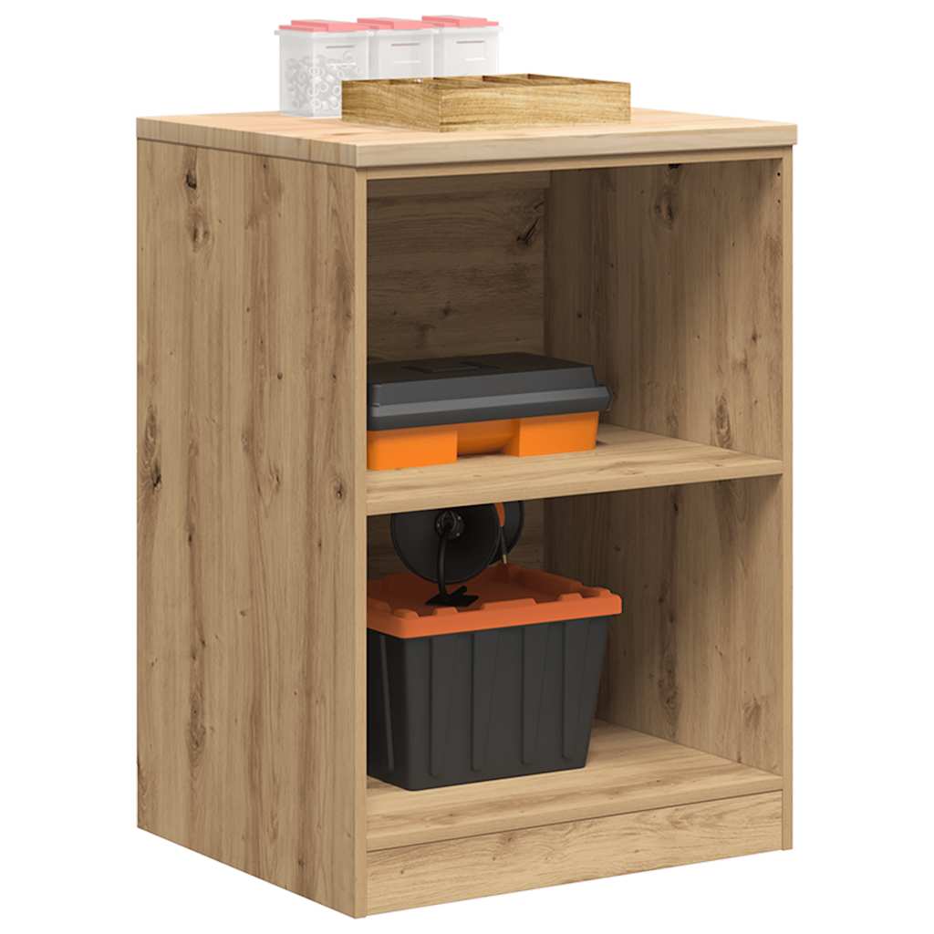 vidaXL Dulap de depozitare pentru garaj Artisan Stejar 60x51x85 cm vidaXL Dulap de depozitare pentru garaj Artisan Stejar 60x51x85 cm