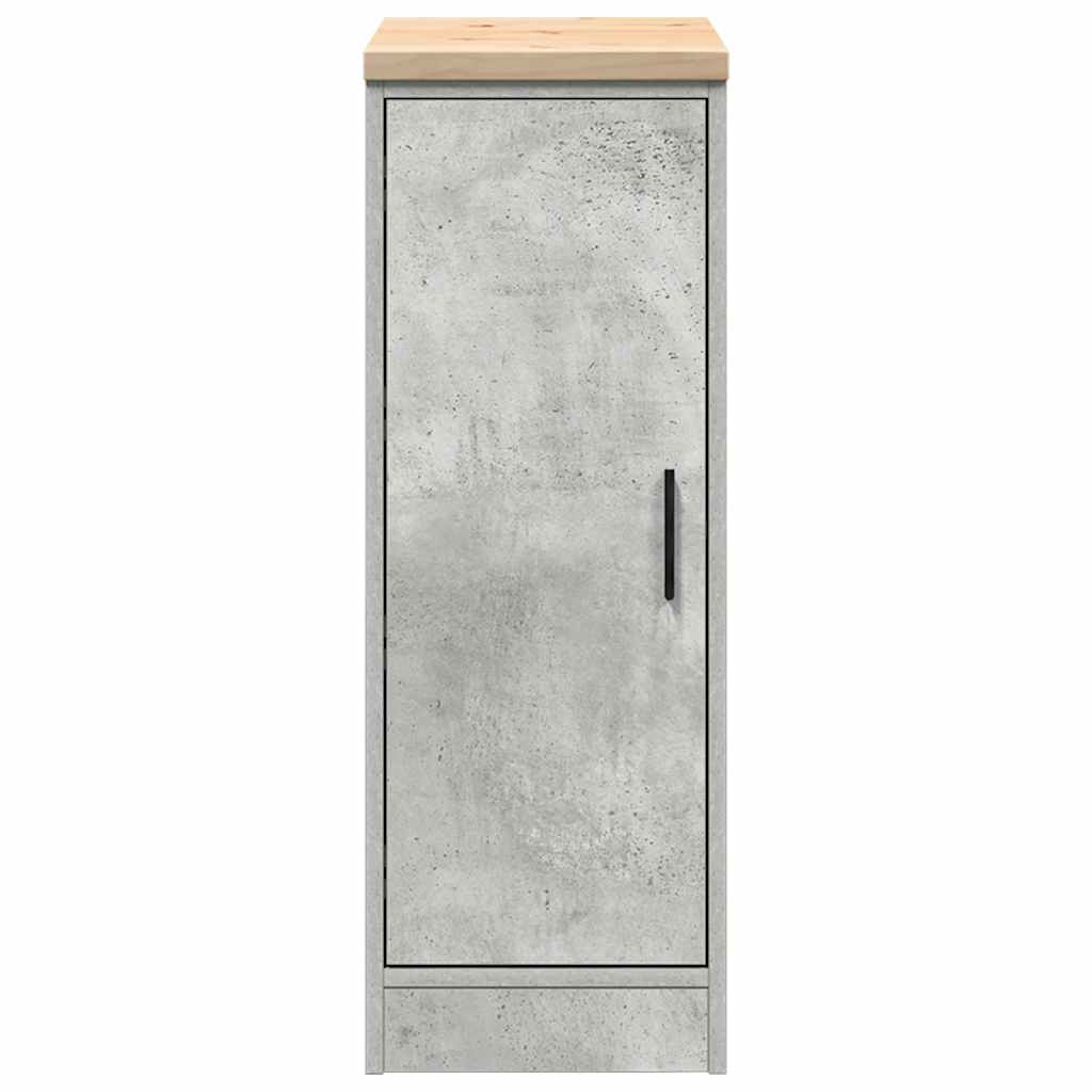 vidaXL Dulap depozitare garaj Beton Gri 30x51x85 cm lemn masiv de pin vidaXL Dulap depozitare garaj Beton Gri 30x51x85 cm lemn masiv de pin