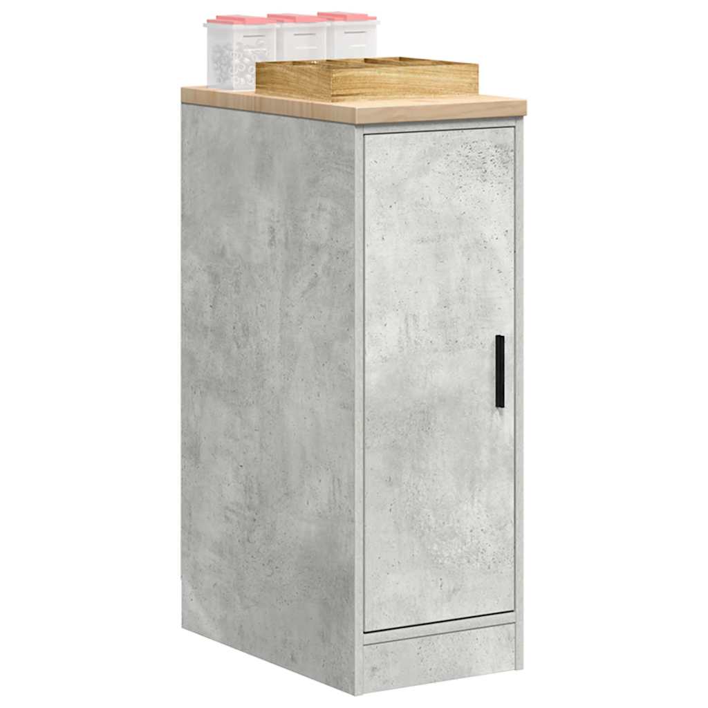 vidaXL Dulap depozitare garaj Beton Gri 30x51x85 cm lemn masiv de pin vidaXL Dulap depozitare garaj Beton Gri 30x51x85 cm lemn masiv de pin