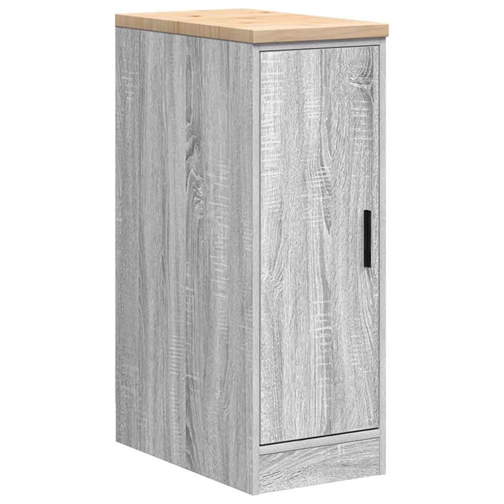 vidaXL Dulap depozitare garaj gri Sonoma 30x51x85 cm vidaXL Dulap depozitare garaj gri Sonoma 30x51x85 cm