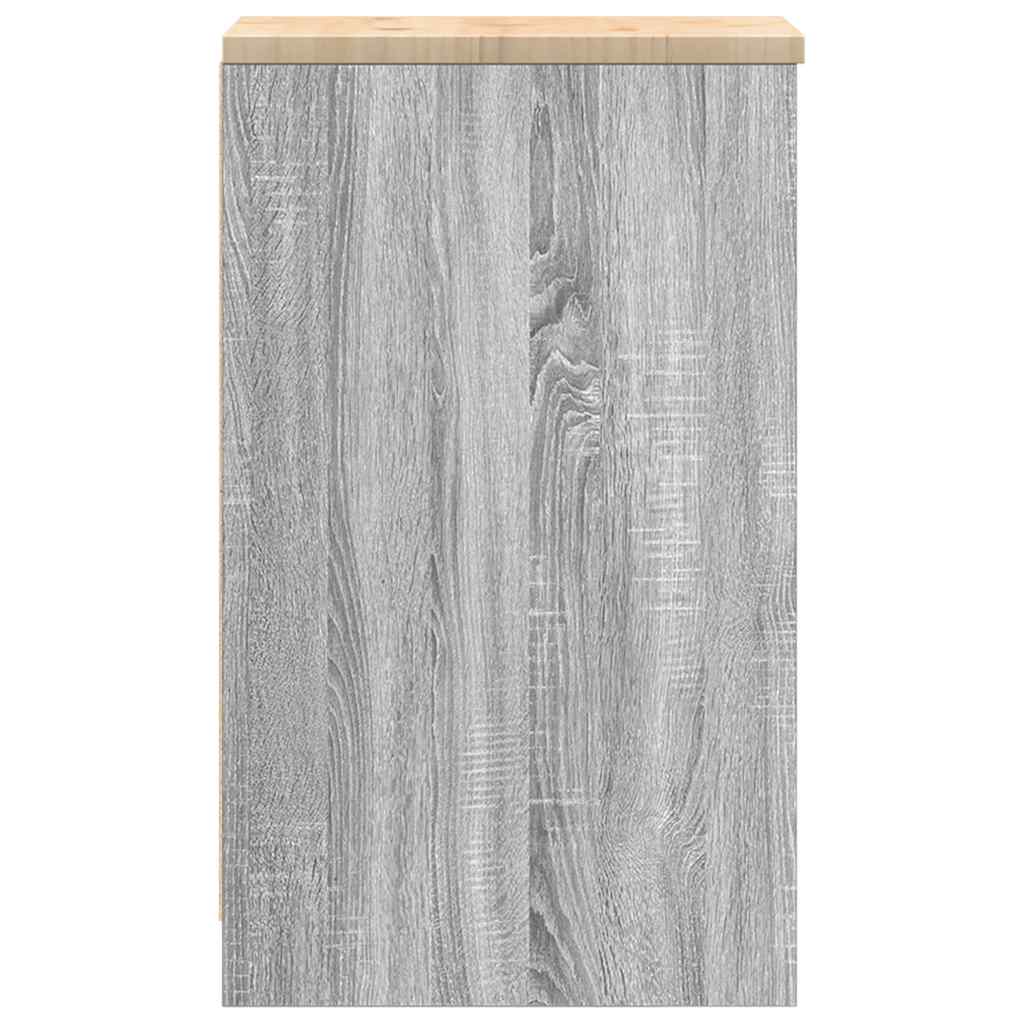 vidaXL Dulap depozitare garaj gri Sonoma 30x51x85 cm vidaXL Dulap depozitare garaj gri Sonoma 30x51x85 cm