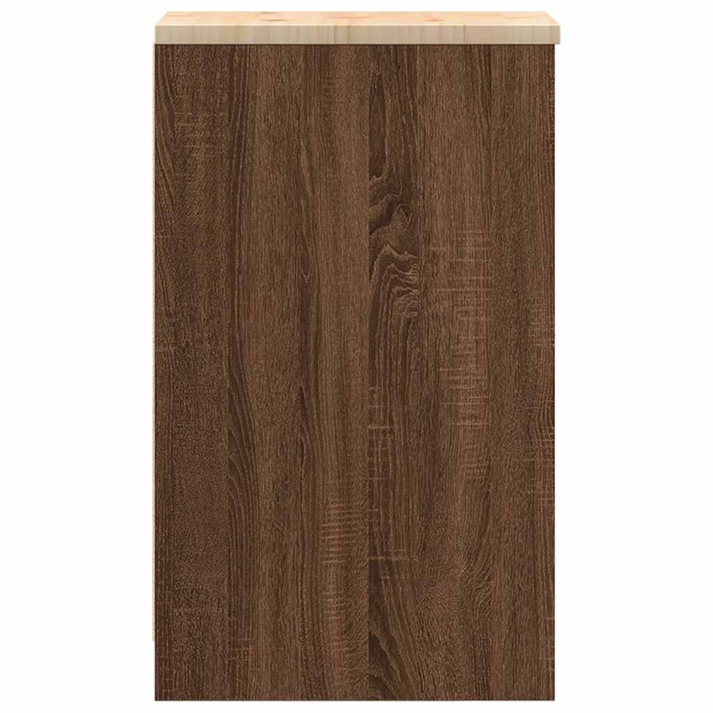 vidaXL Dulap depozitare garaj stejar maro 30x51x85 cm vidaXL Dulap depozitare garaj stejar maro 30x51x85 cm