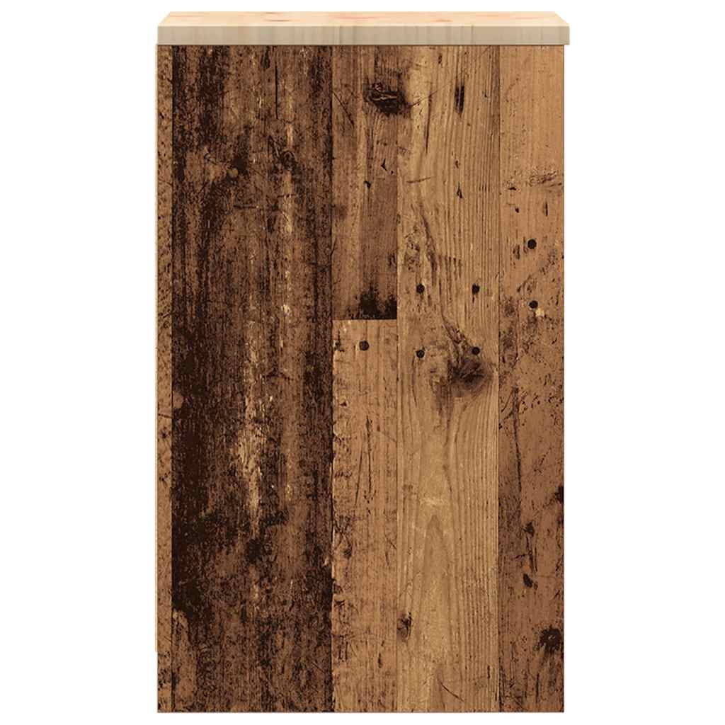 vidaXL Dulap depozitare garaj lemn vechi 30x51x85 cm lemn masiv de pin vidaXL Dulap depozitare garaj lemn vechi 30x51x85 cm lemn masiv de pin