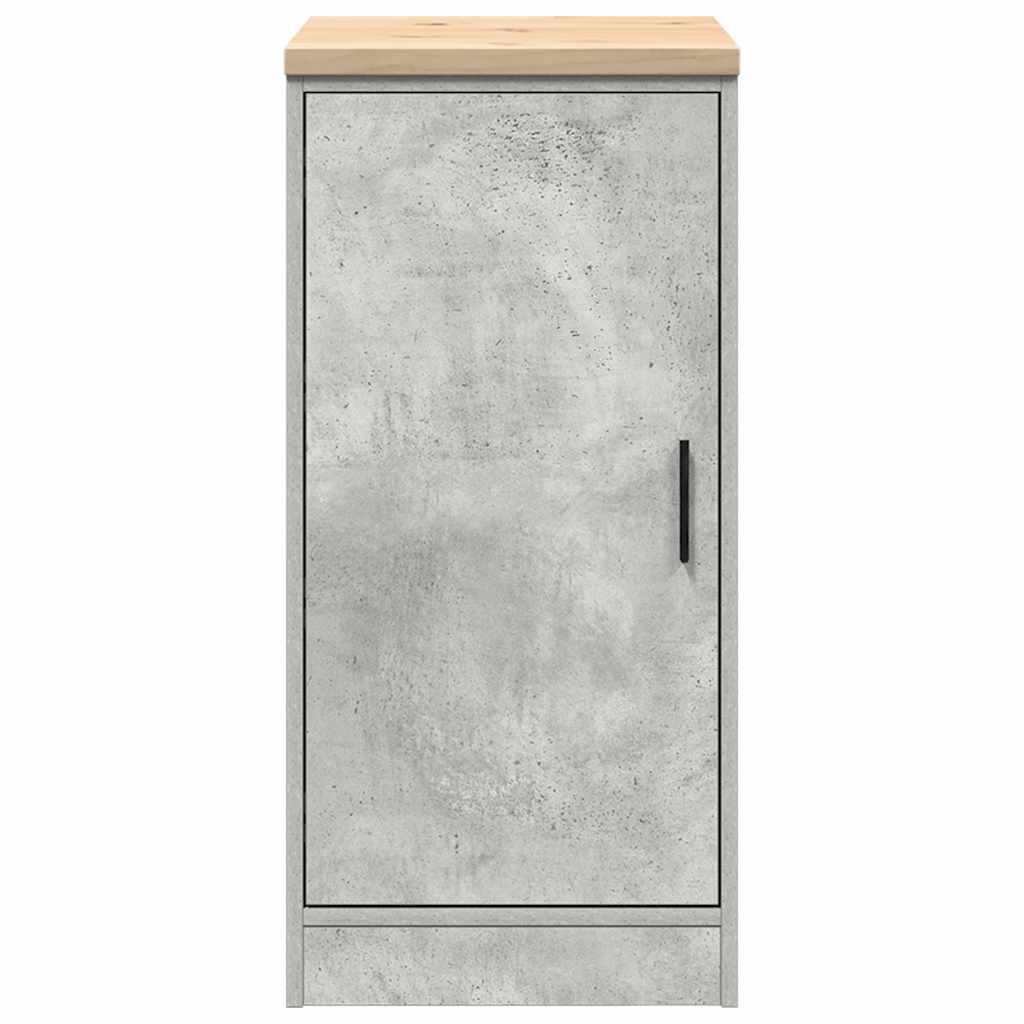 vidaXL Dulap depozitare garaj Beton Gri 40x51x85 cm lemn masiv de pin vidaXL Dulap depozitare garaj Beton Gri 40x51x85 cm lemn masiv de pin
