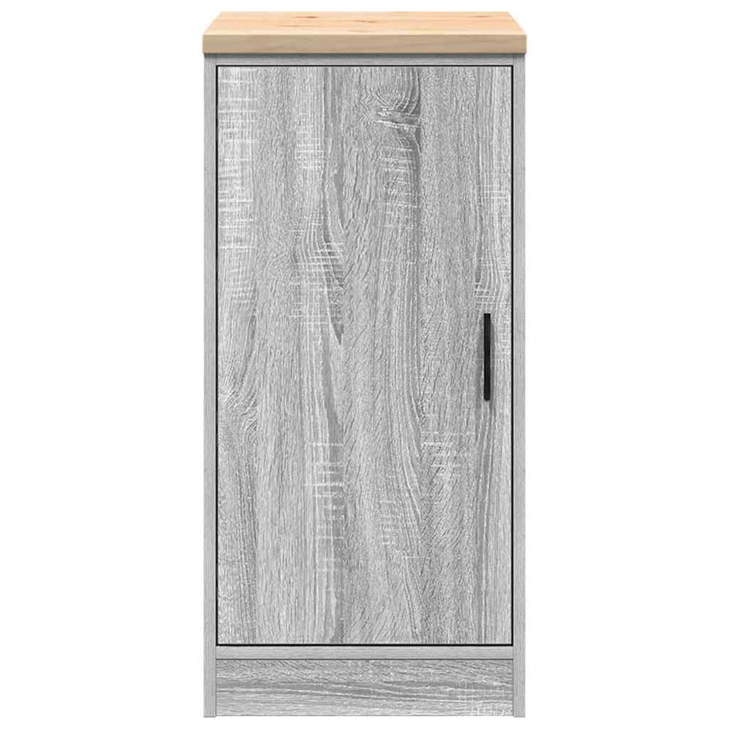 vidaXL Dulap depozitare garaj gri Sonoma 40x51x85 cm lemn masiv de pin vidaXL Dulap depozitare garaj gri Sonoma 40x51x85 cm lemn masiv de pin