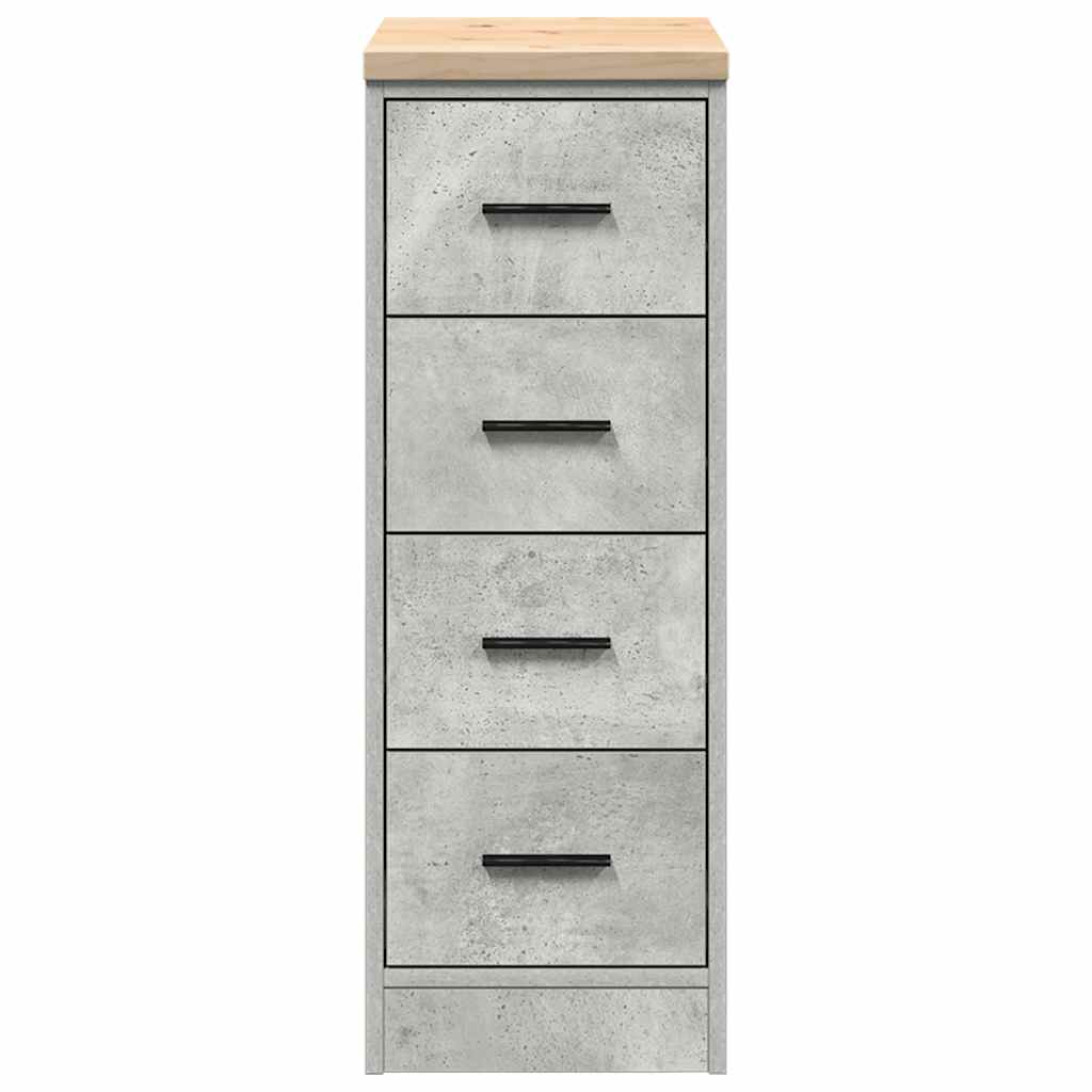 vidaXL Dulap depozitare garaj Beton Gri 30x51x85 cm lemn masiv de pin vidaXL Dulap depozitare garaj Beton Gri 30x51x85 cm lemn masiv de pin