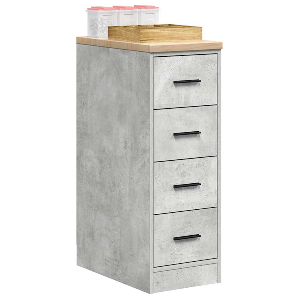 vidaXL Dulap depozitare garaj Beton Gri 30x51x85 cm lemn masiv de pin vidaXL Dulap depozitare garaj Beton Gri 30x51x85 cm lemn masiv de pin