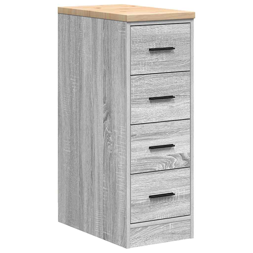 vidaXL Dulap depozitare garaj gri Sonoma 30x51x85 cm vidaXL Dulap depozitare garaj gri Sonoma 30x51x85 cm