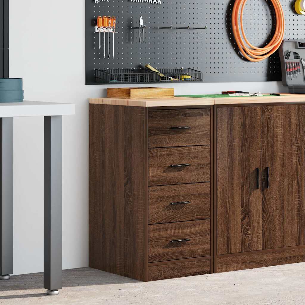 vidaXL Dulap de depozitare pentru garaj Stejar maro 40x51x85 cm vidaXL Dulap de depozitare pentru garaj Stejar maro 40x51x85 cm
