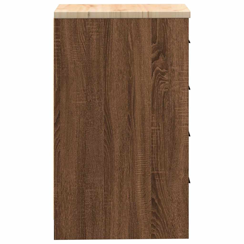 vidaXL Dulap de depozitare pentru garaj Stejar maro 40x51x85 cm vidaXL Dulap de depozitare pentru garaj Stejar maro 40x51x85 cm