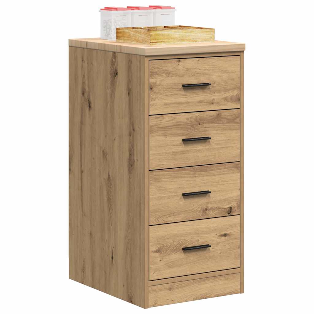 vidaXL Dulap de depozitare pentru garaj Artisan Stejar 40x51x85 cm vidaXL Dulap de depozitare pentru garaj Artisan Stejar 40x51x85 cm