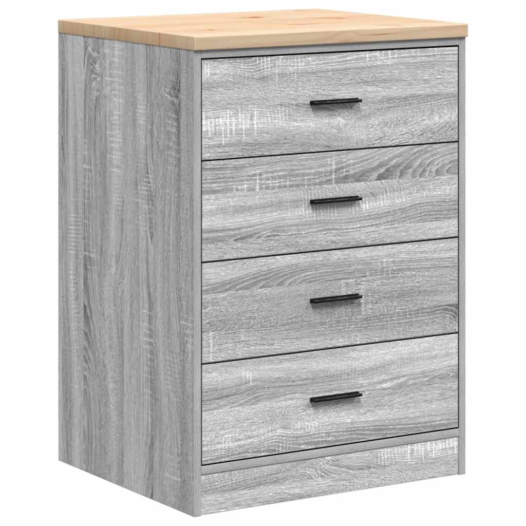 vidaXL Dulap depozitare garaj gri Sonoma 60x51x85 cm vidaXL Dulap depozitare garaj gri Sonoma 60x51x85 cm