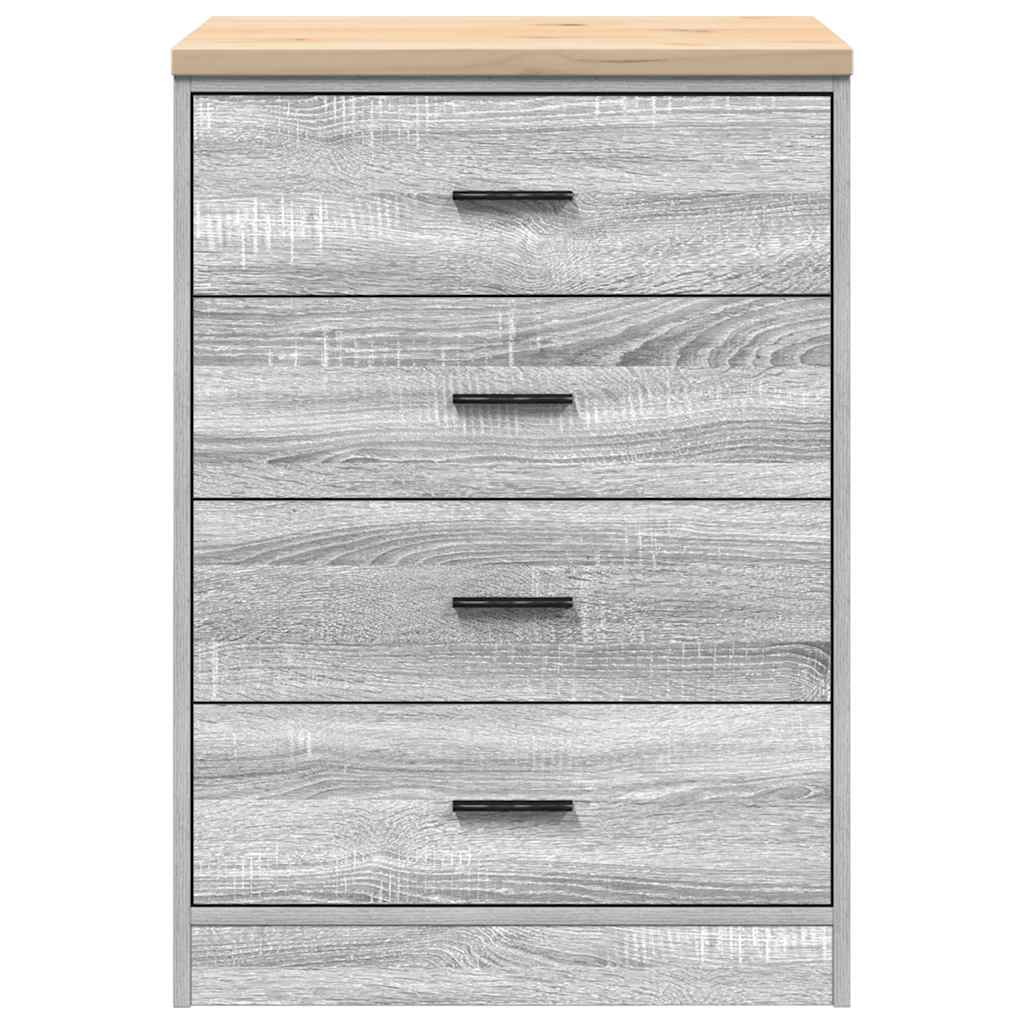 vidaXL Dulap depozitare garaj gri Sonoma 60x51x85 cm vidaXL Dulap depozitare garaj gri Sonoma 60x51x85 cm