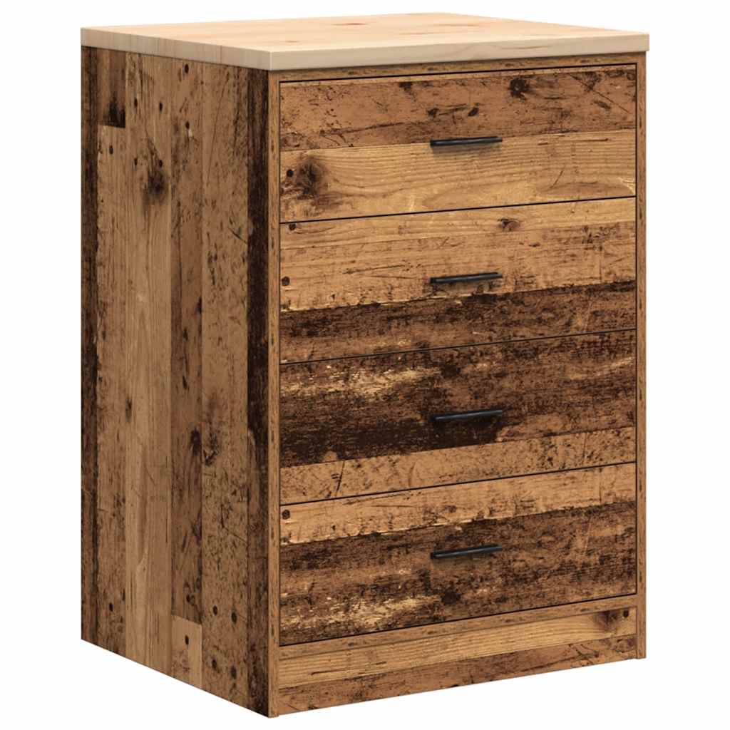 vidaXL Dulap depozitare garaj lemn vechi 60x51x85 cm lemn masiv de pin vidaXL Dulap depozitare garaj lemn vechi 60x51x85 cm lemn masiv de pin