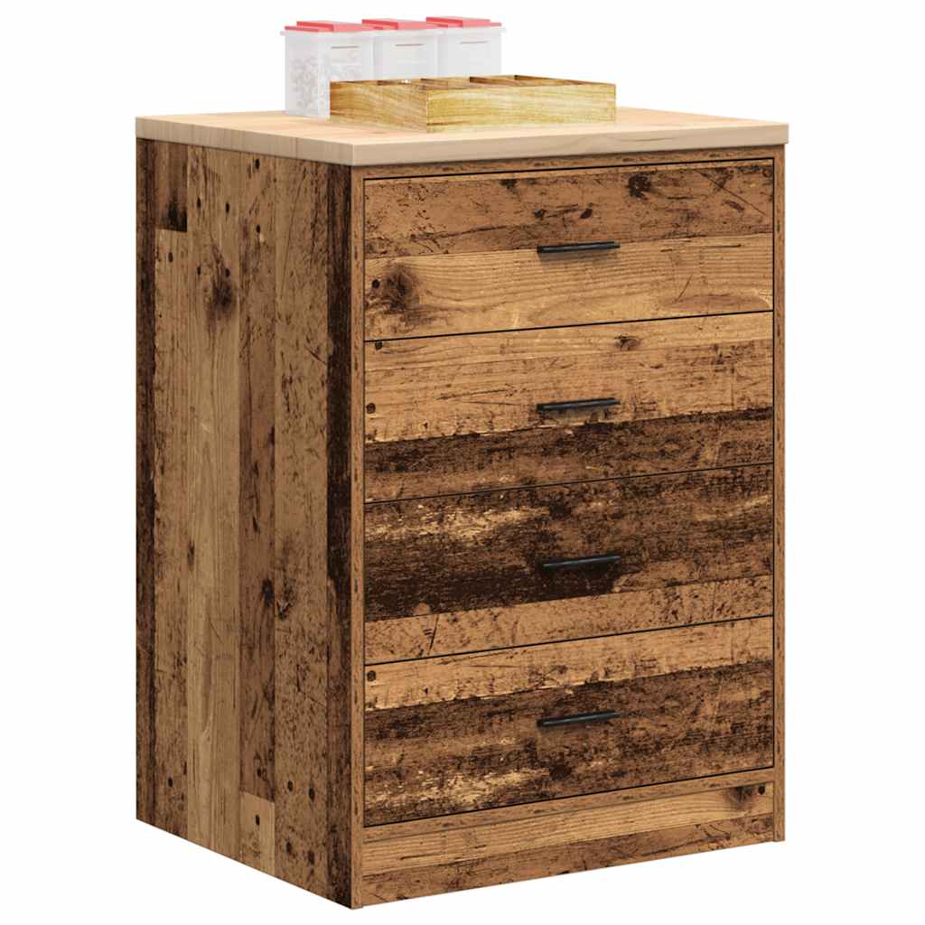 vidaXL Dulap depozitare garaj lemn vechi 60x51x85 cm lemn masiv de pin vidaXL Dulap depozitare garaj lemn vechi 60x51x85 cm lemn masiv de pin