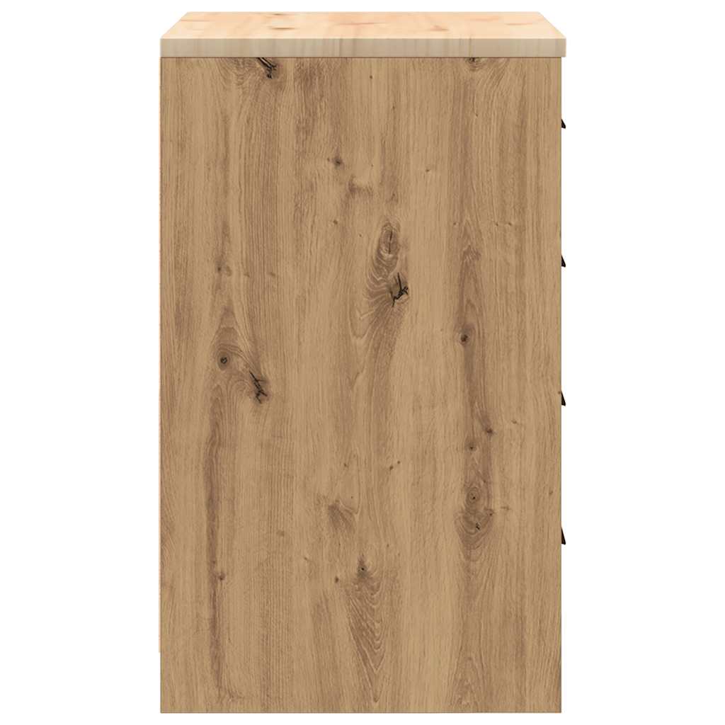 vidaXL Dulap de depozitare pentru garaj Artisan Stejar 60x51x85 cm vidaXL Dulap de depozitare pentru garaj Artisan Stejar 60x51x85 cm