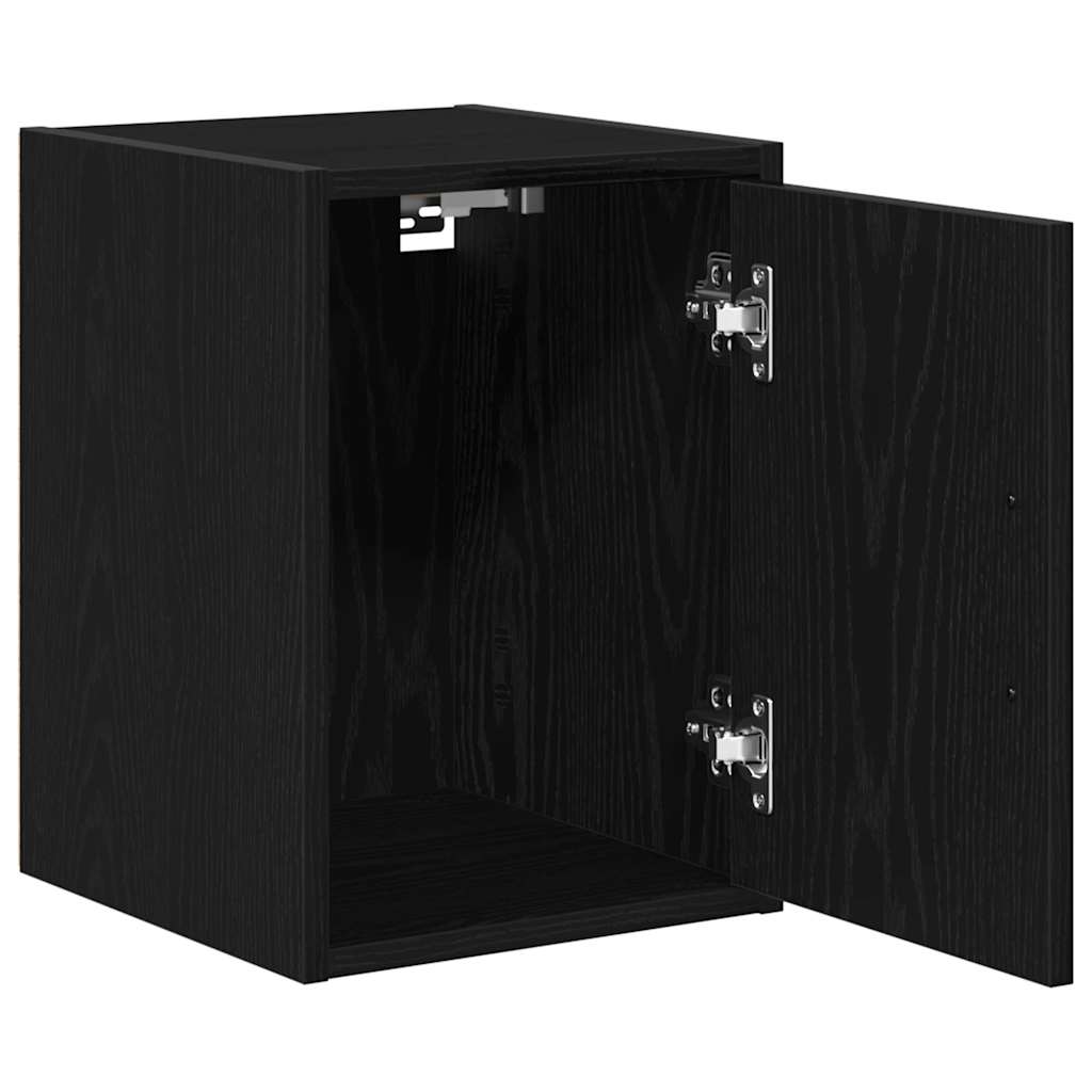 vidaXL Dulap de perete de garaj din lemn negru prelucrat vidaXL Dulap de perete de garaj din lemn negru prelucrat