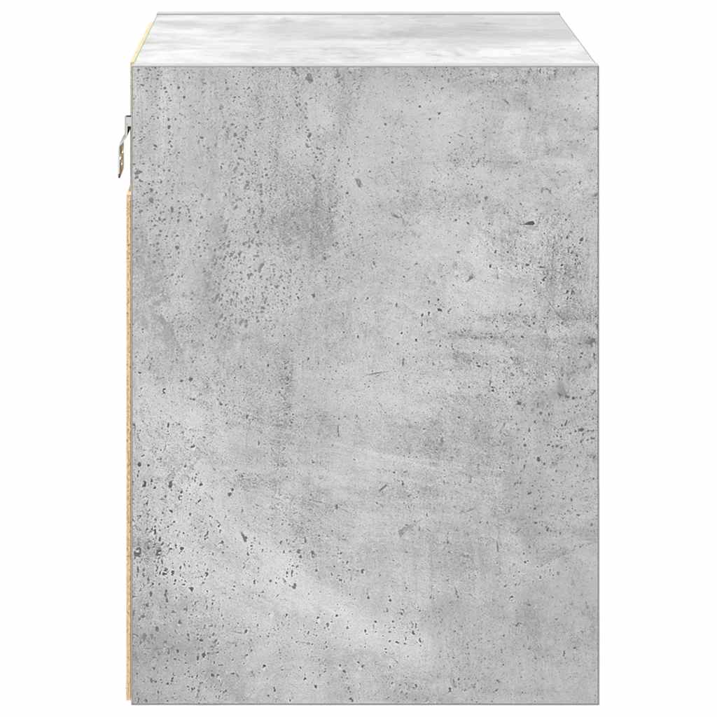 vidaXL Dulap de perete de garaj Lemn prelucrat gri beton vidaXL Dulap de perete de garaj Lemn prelucrat gri beton