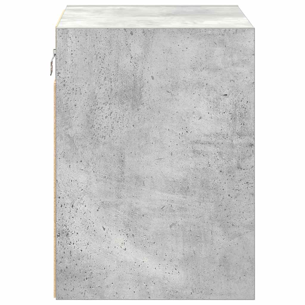 vidaXL Dulapuri de perete de garaj 2 buc. Lemn prelucrat gri beton vidaXL Dulapuri de perete de garaj 2 buc. Lemn prelucrat gri beton