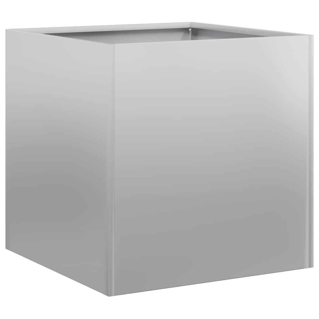 vidaXL Jardinieră 40x40x40 cm oțel galvanizat vidaXL Jardinieră 40x40x40 cm oțel galvanizat