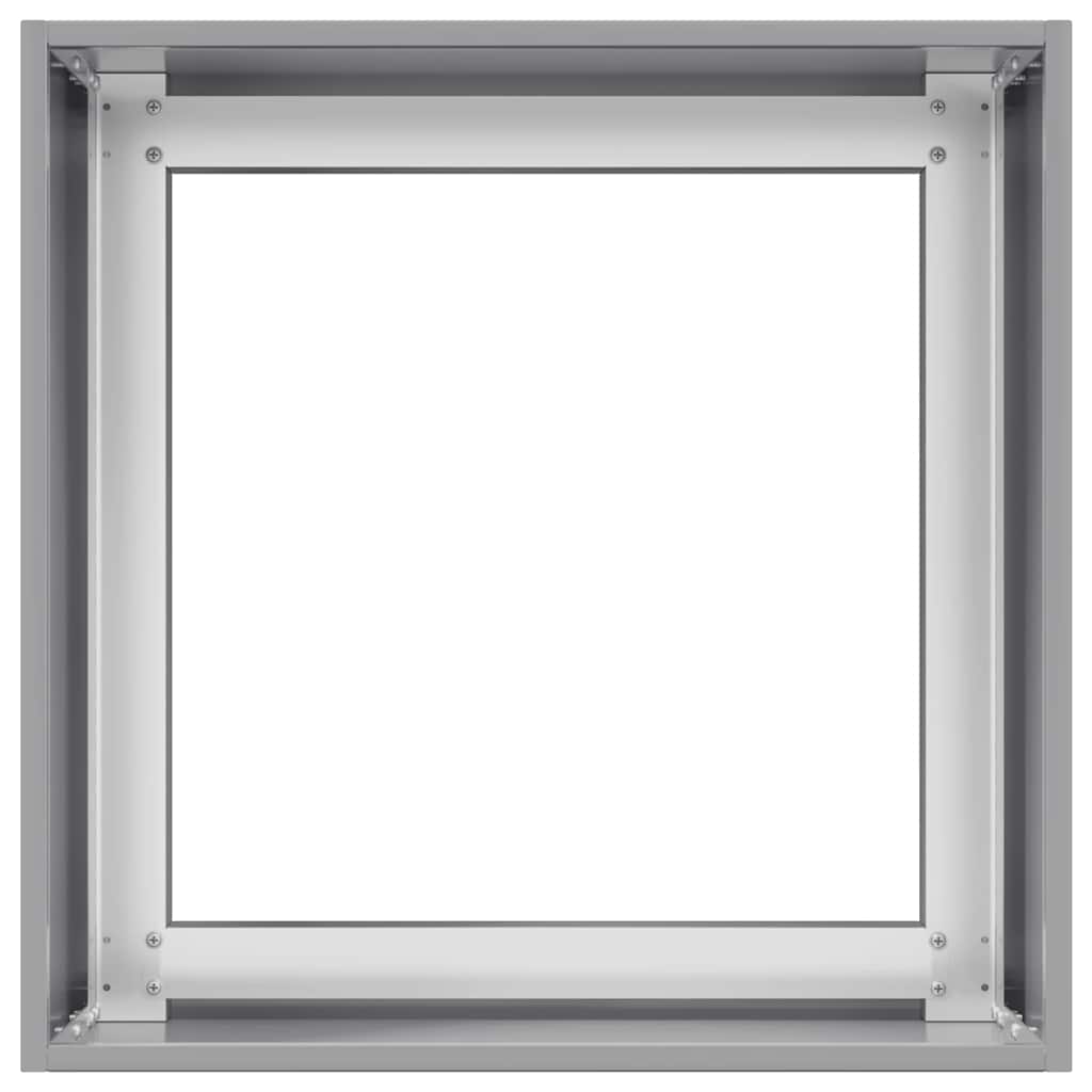 vidaXL Jardinieră 40x40x40 cm oțel galvanizat vidaXL Jardinieră 40x40x40 cm oțel galvanizat