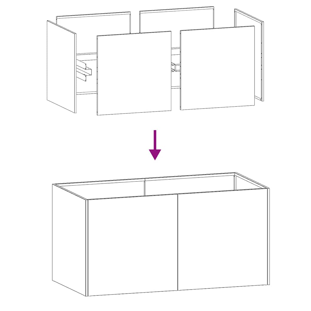 vidaXL Jardinieră alb 80x40x40 cm Oțel laminat la rece vidaXL Jardinieră alb 80x40x40 cm Oțel laminat la rece