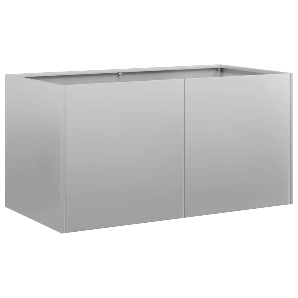 vidaXL Jardinieră 80x40x40 cm oțel galvanizat vidaXL Jardinieră 80x40x40 cm oțel galvanizat