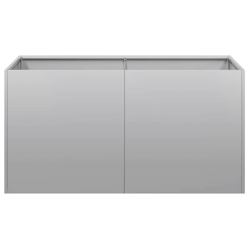 vidaXL Jardinieră 80x40x40 cm oțel galvanizat vidaXL Jardinieră 80x40x40 cm oțel galvanizat